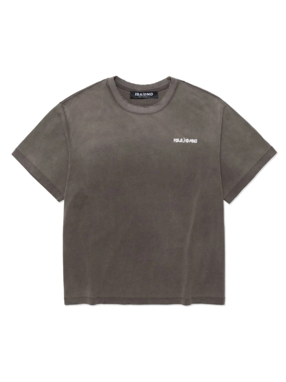 Ripple Logo Washed Grey Vintage Wash Tee