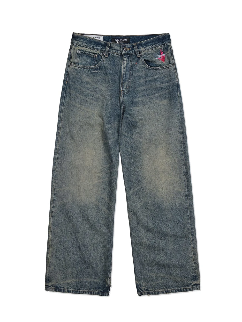 Fallen Vintage Wash Relaxed Denim Pants