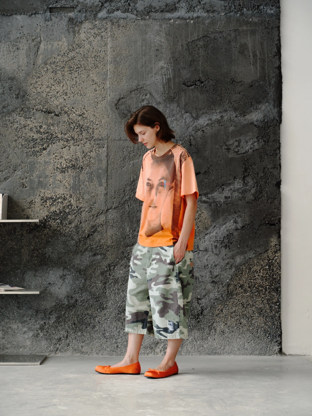 Nun S/S Tee Orange - Image 6