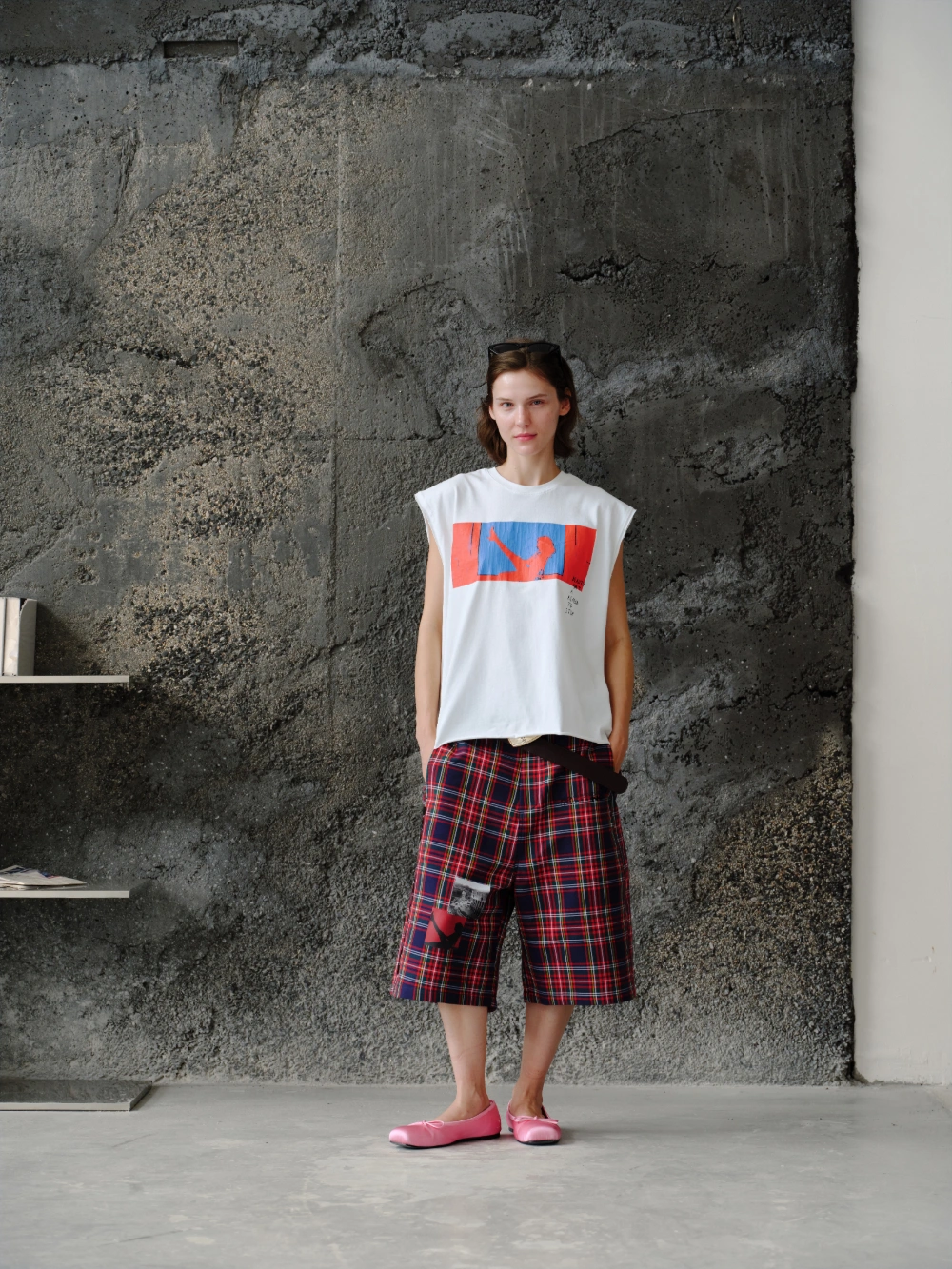 Cabaret Sleeveless Tee White - Image 5