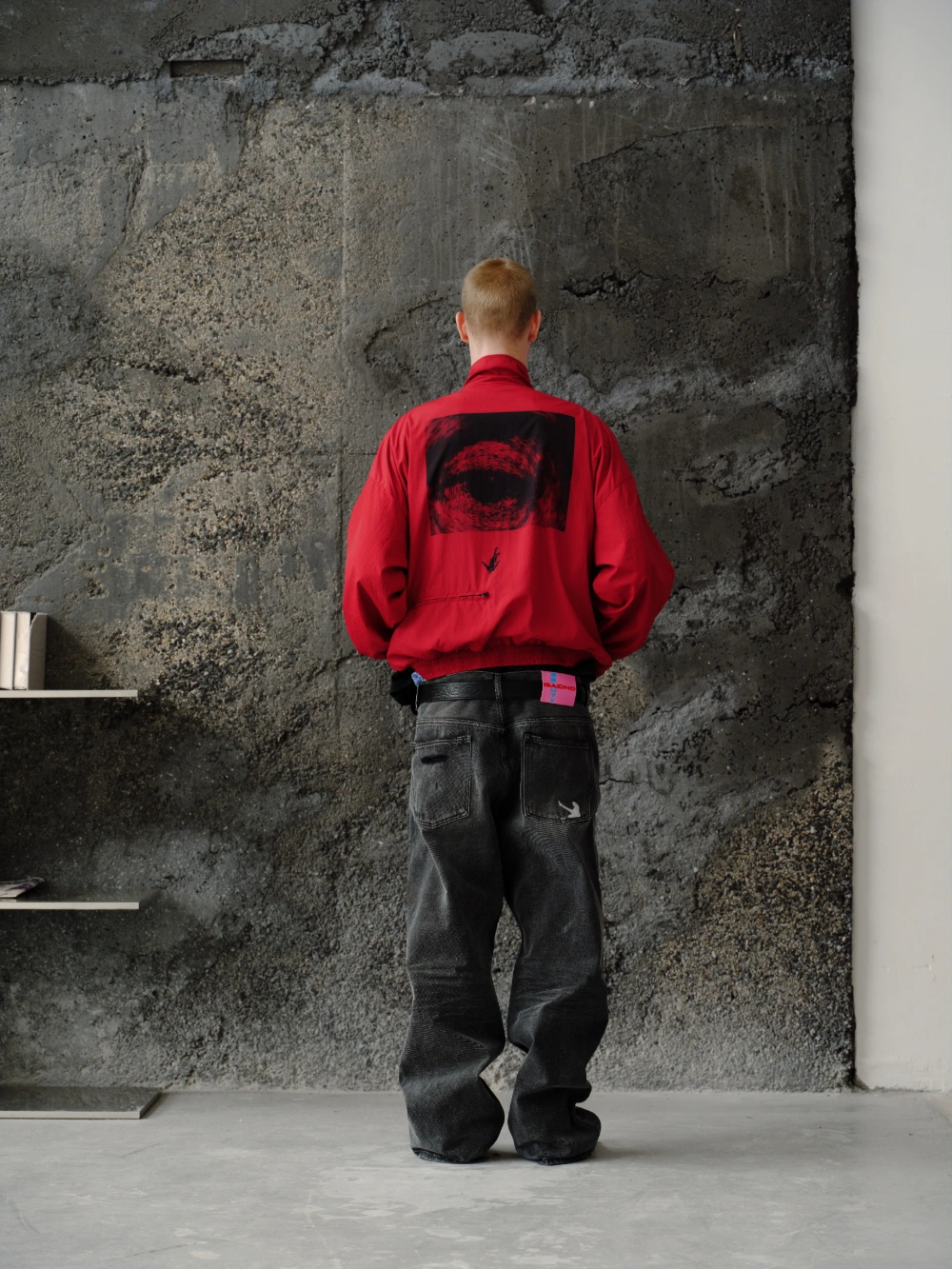 IS Reversible Coach Jacket Red - Image 8