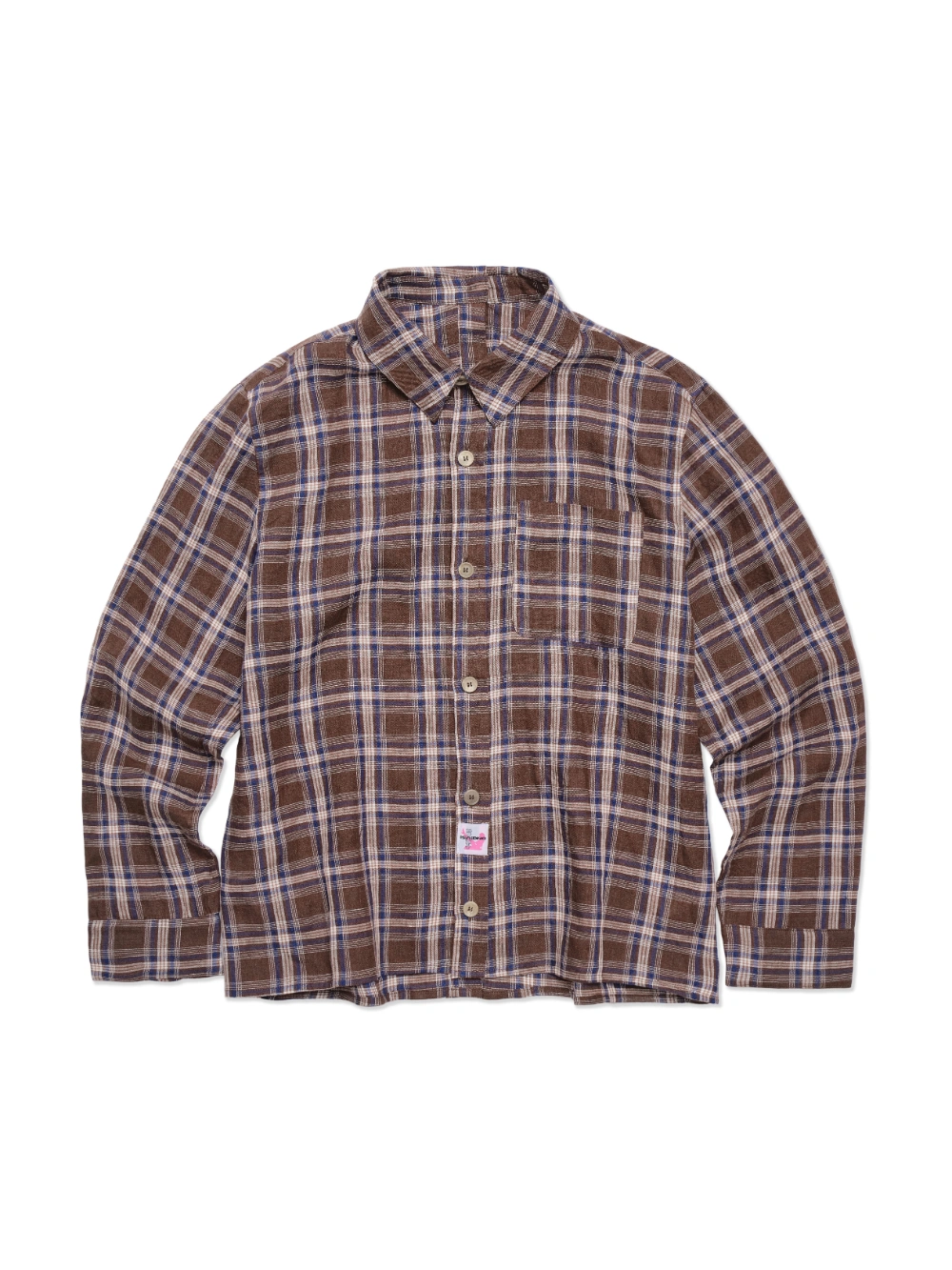 Cabaret Brown Plaid Shirt